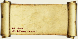 Kristina Rakić vizit kartica